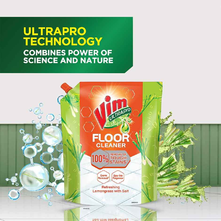 Vim Lemongrass Ultrapro Floor Cleaner | Pouch