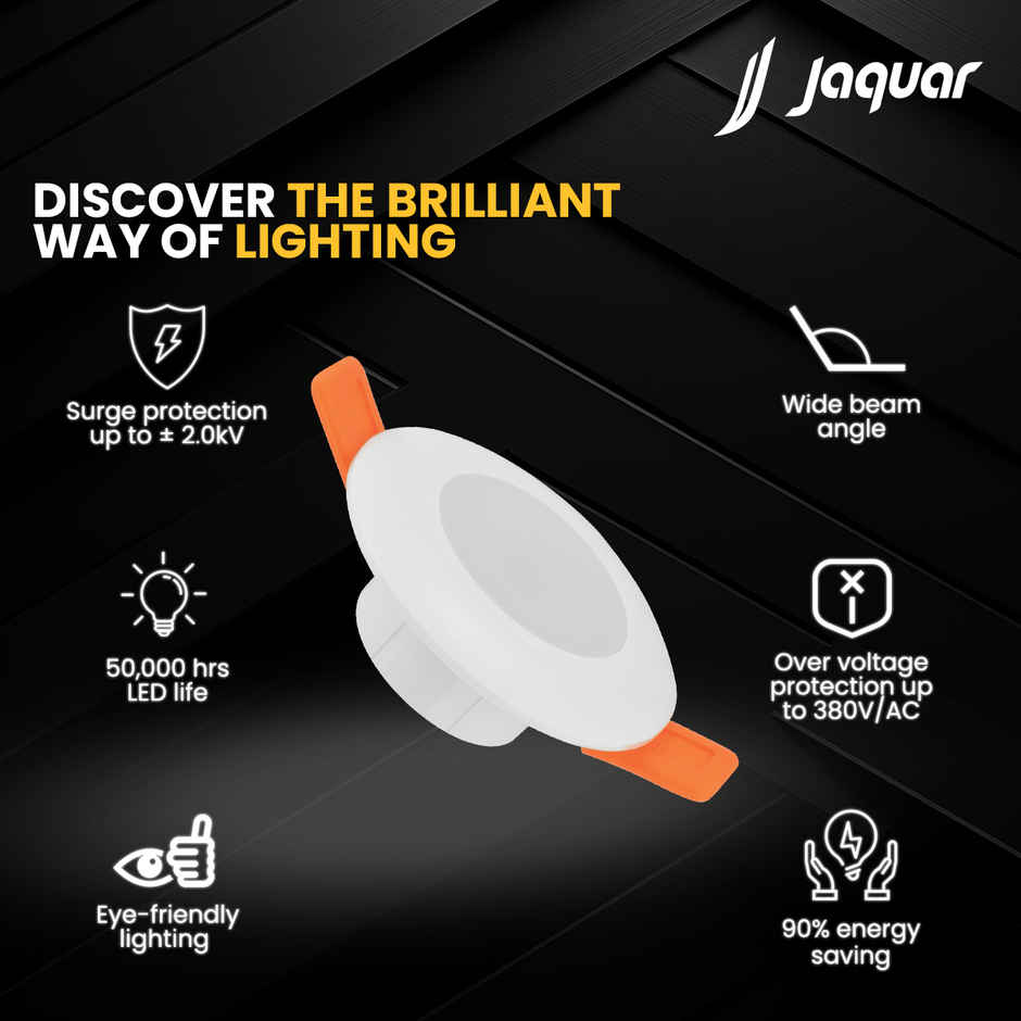 Jaquar 3W Pear Plus Downlight Warm white