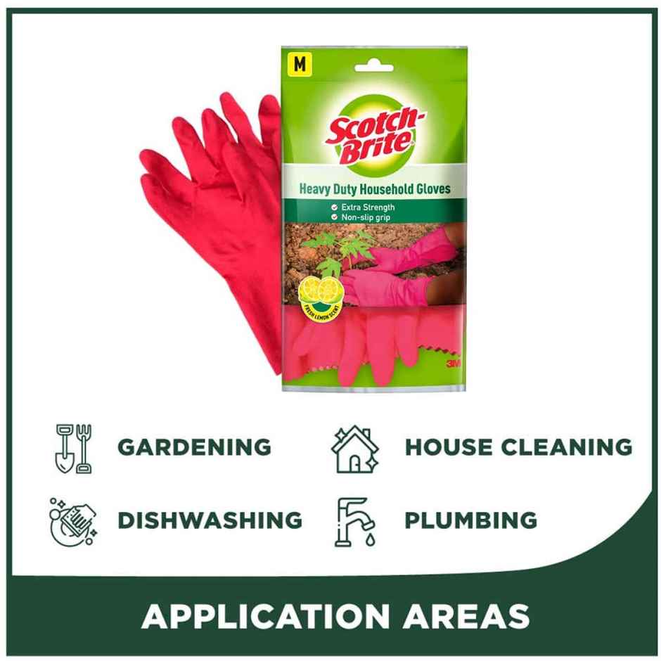 Scotch-Brite Heavy Duty Gloves - Medium