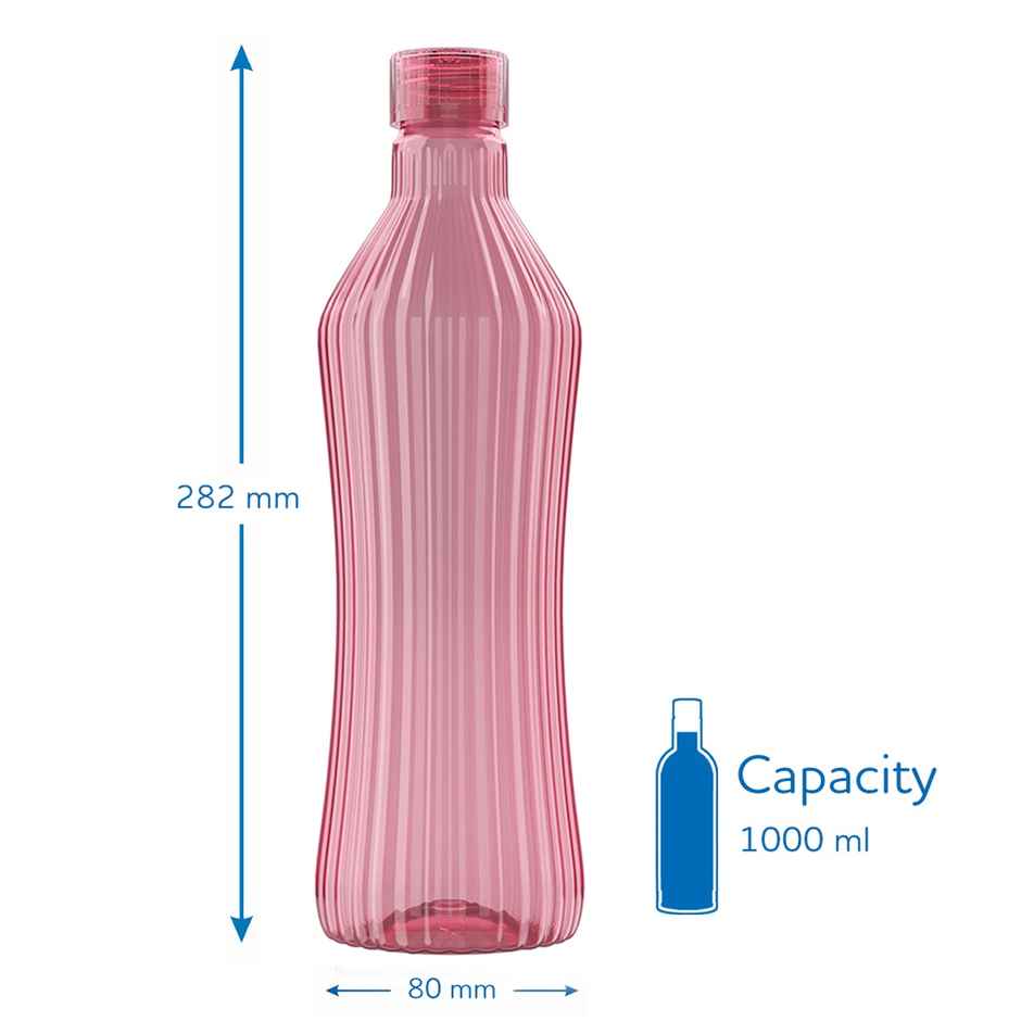 Kolorr Oscar Bottle 1L | Red durable | leak-proof | perfect for home | gym | or travel