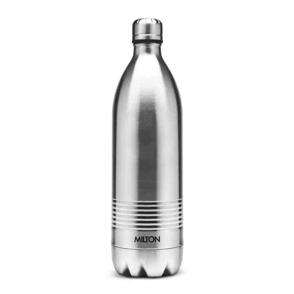 Milton Duo Dlx Thermosteel Bottle | 1 L | Silver