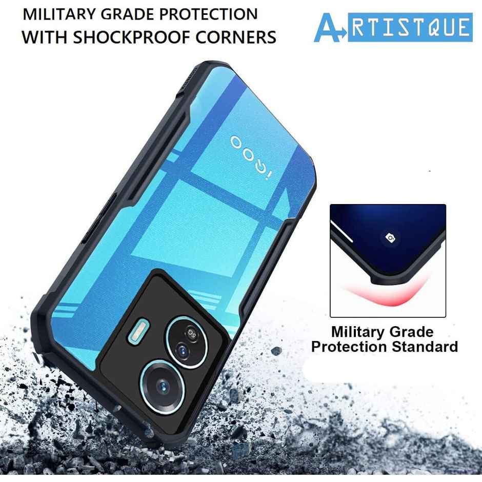 Artistque Case For Iqoo Z6 Lite 5g Back Cover - Transparent Shockproof Tpu Cover