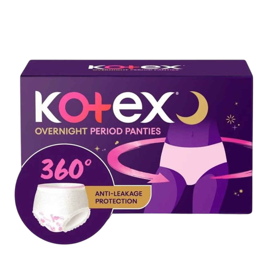 Kotex Overnight Period Panties | M-L