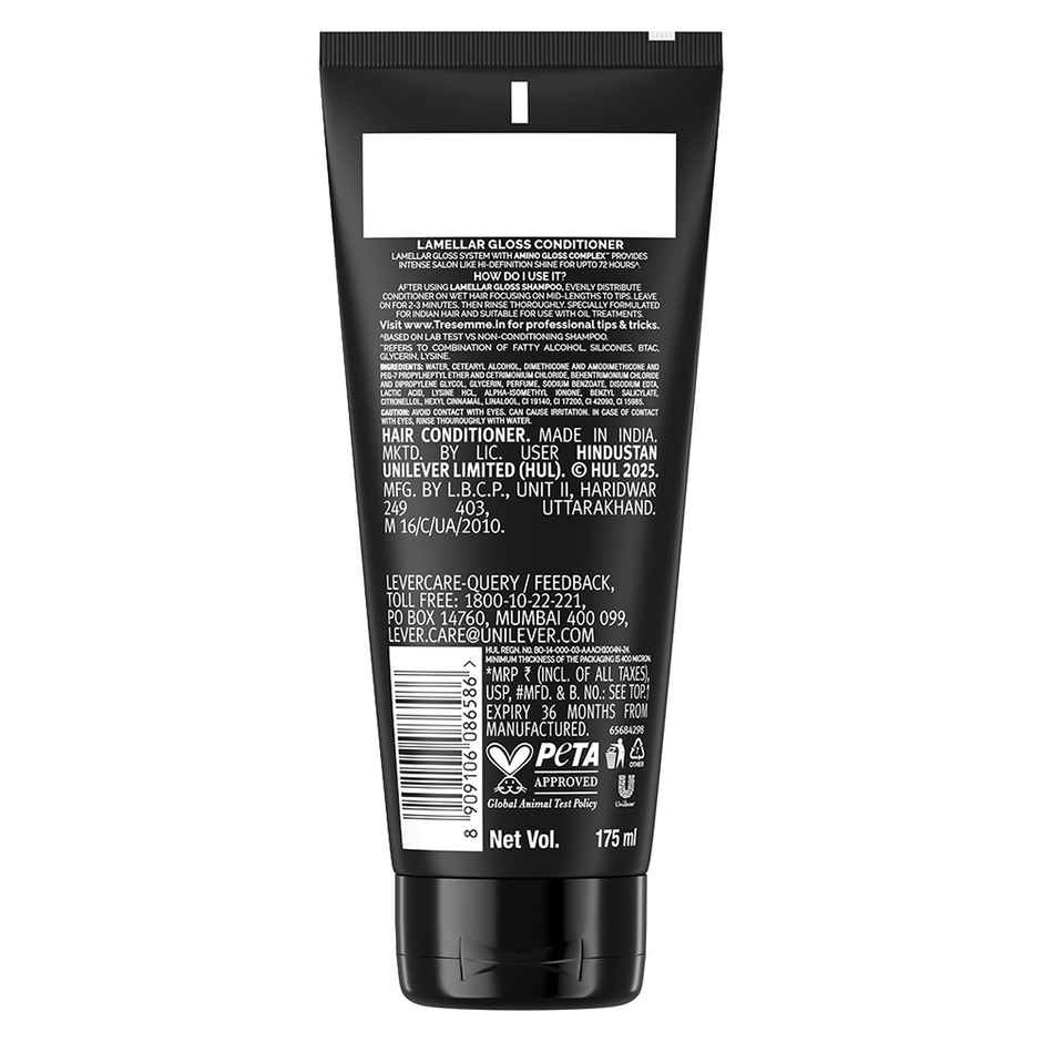TRESemme Lamellar Gloss Conditioner for 72H of 8X Glossy, Smooth Hair, Dry & Dull Hair
