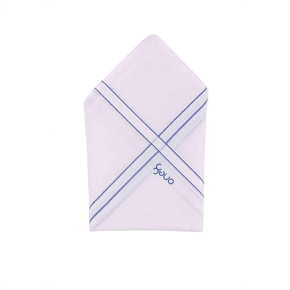 One8 Men's Solid Cotton Handkerchief | Multicolour