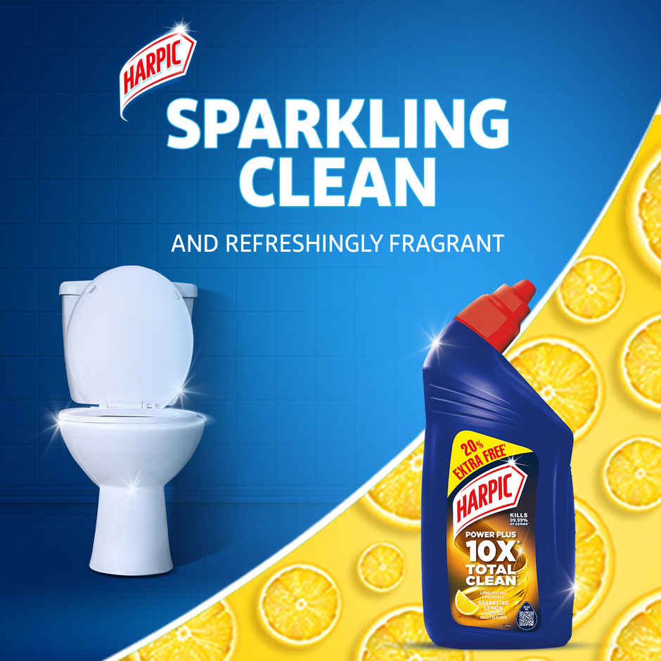 Harpic Toilet Cleaner Liquid | Lemon