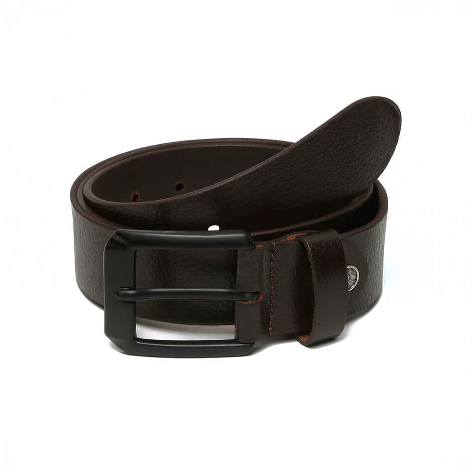 Teakwood Men's Leathers Belt | Dark Brown - 34 in