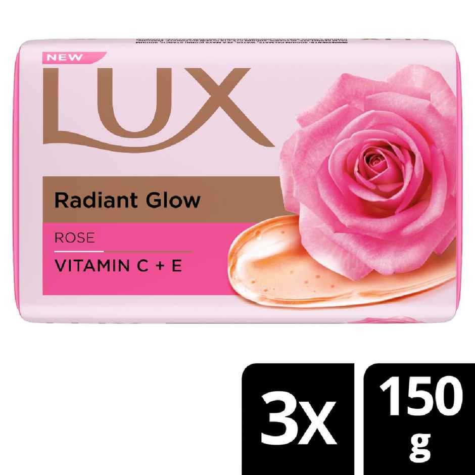 Lux Even-toned Glow Bathing Soap infused with Vitamin C & E For Superior Glow