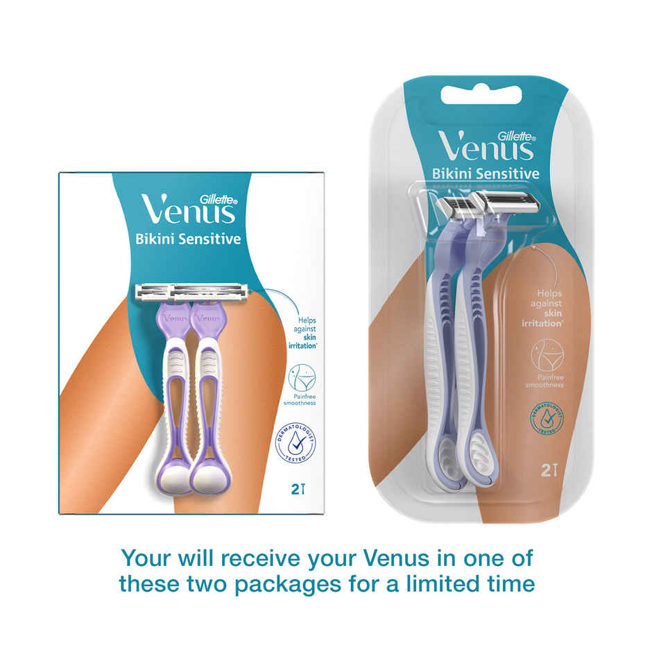 Gillette Venus Bikini Sensitive Hair Removal Razors
