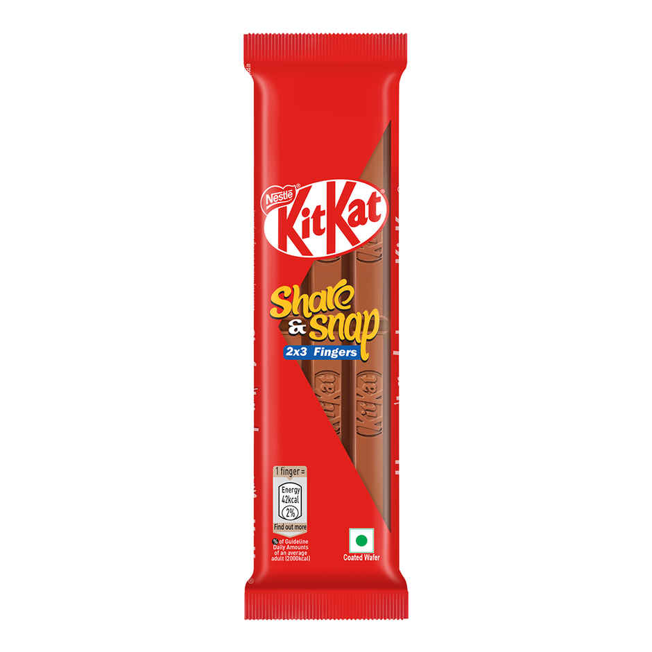 Nestle KitKat Share & Snap 2 x 3 Fingers Wafer Bar Combo