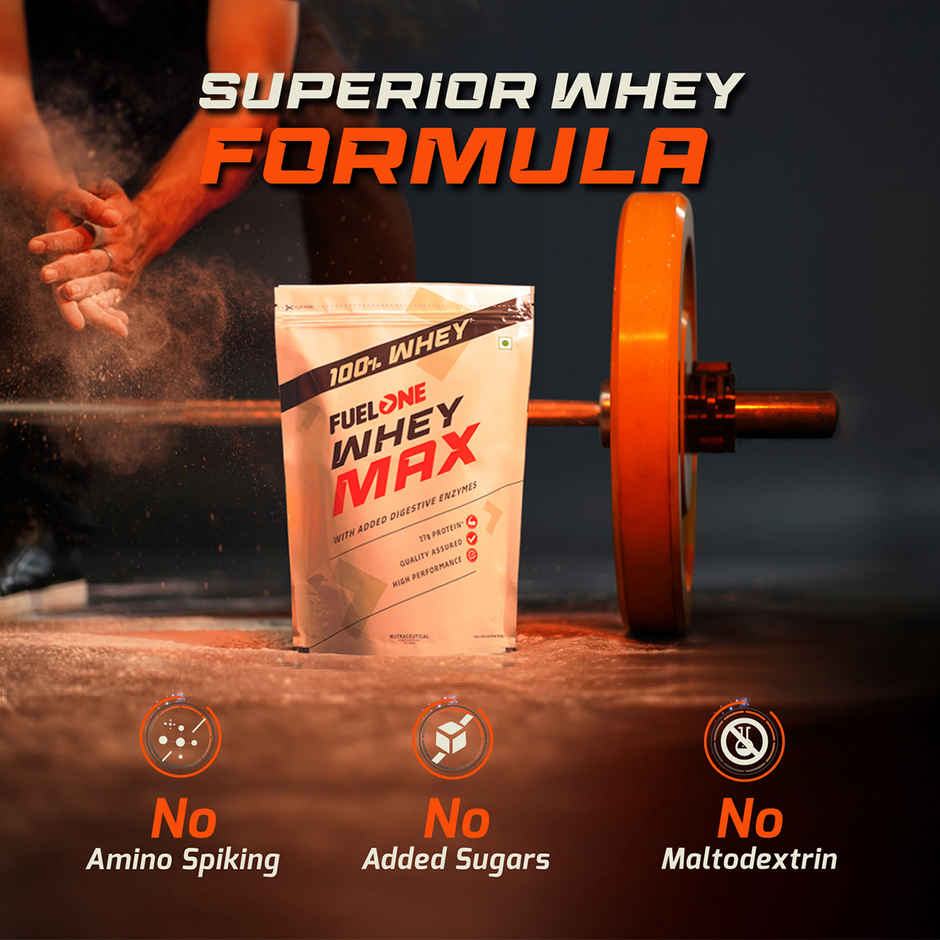 FUELONE Whey Max Protein Powder Chocolate | Hazelnut