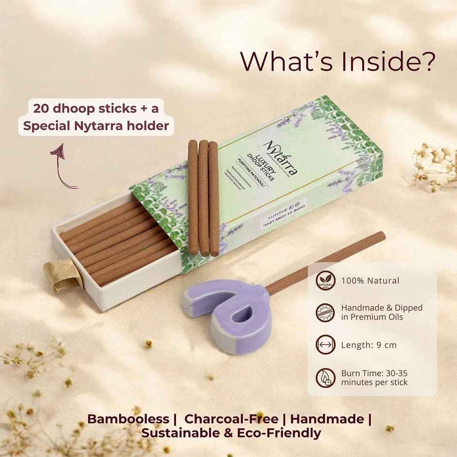 Nytarra Naturals Luxury Dhoop Sticks Patchouli
