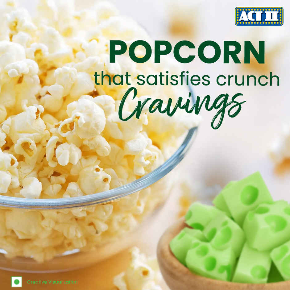 ACT II Sour Cream & Wasabi Cheese Popcorn | Gourmet Popcorn | Premium Snacks | Munchies