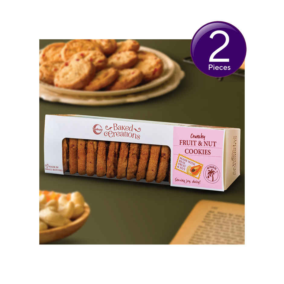 Baked Creations Fruit & Nut Cookies Bakery Style Combo