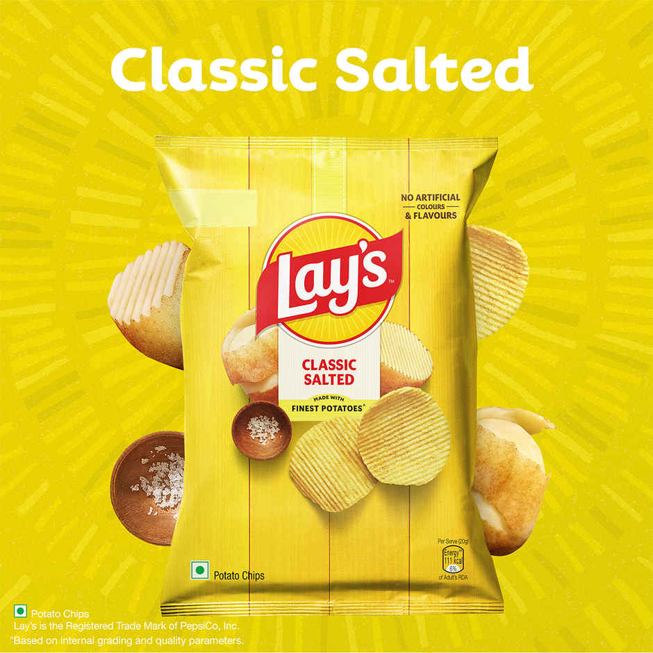 Lay's Classic Salted | Crunchy Potato Chips