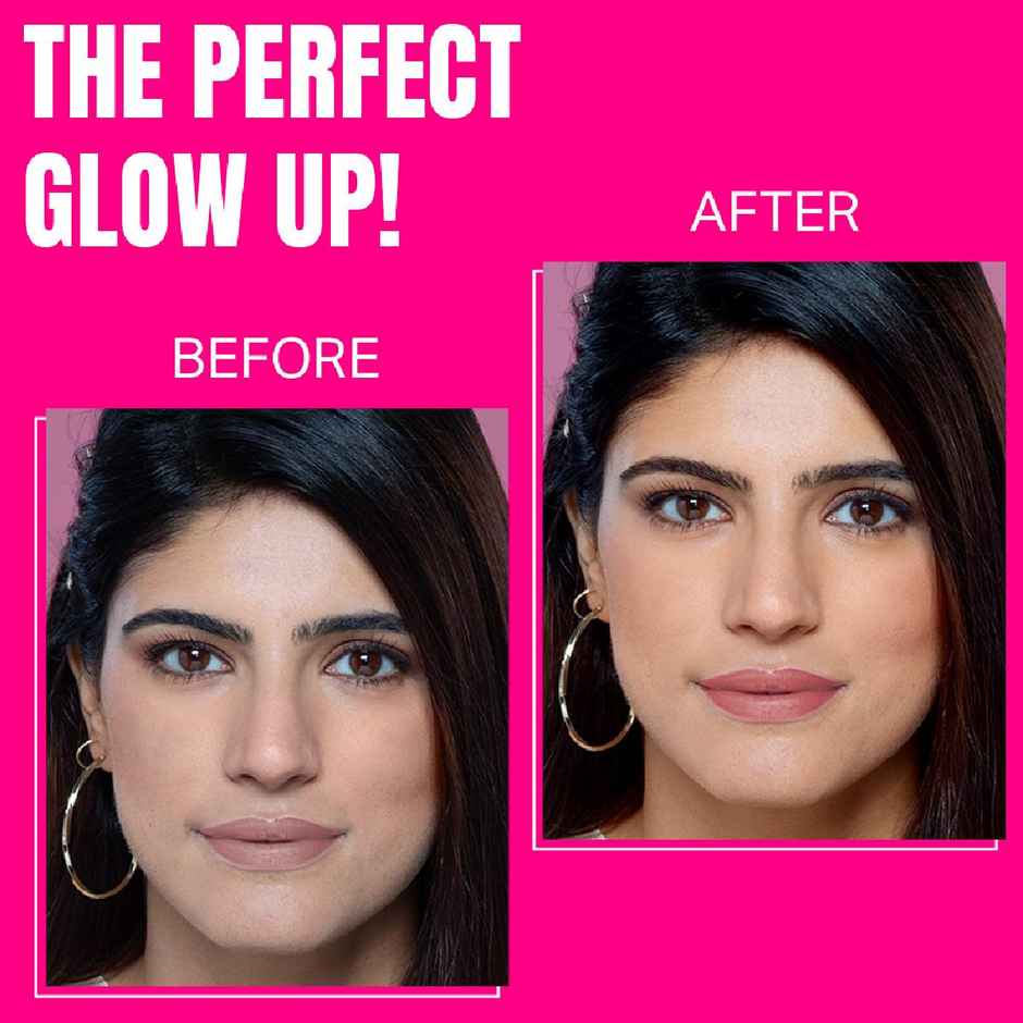 Elle 18 Lasting Glow Compact | 9 Hrs Oil-Free | Vitamin E and C | Matte Finish | Shell