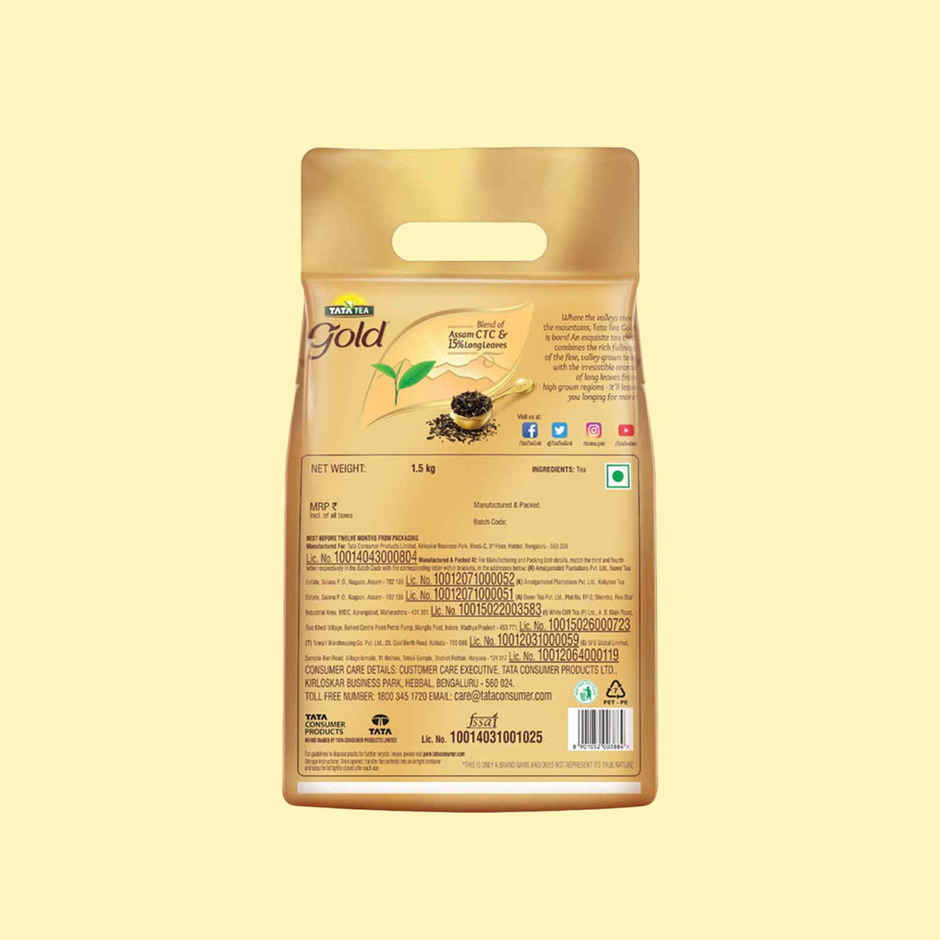 Tata Tea Gold with 15% Long Leaves