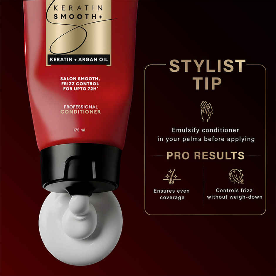 TRESemme Keratin Smooth Anti-Frizz Conditioner with Keratin & Argan Oil for Dry Frizzy Hair