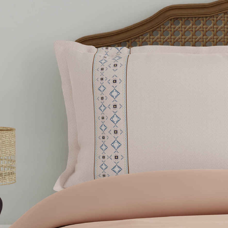 Boutique Living Eleanor (Valatia) 100% Cotton 200 TC Pillow Covers - Pack of 2