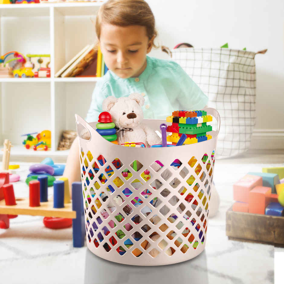 Joyo Diamond Laundry Basket | Royal Light Brown