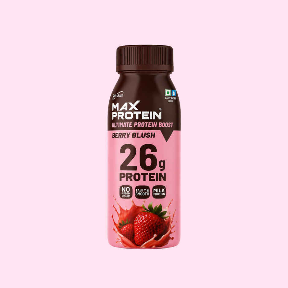 RiteBite Max Protein Berry Blush 26g Protein Milkshake