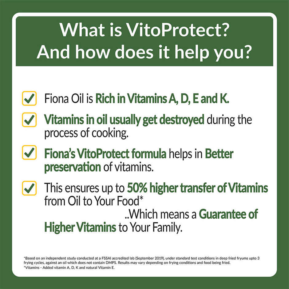 Fiona Refined Sunflower Oil 1L(Pouch)