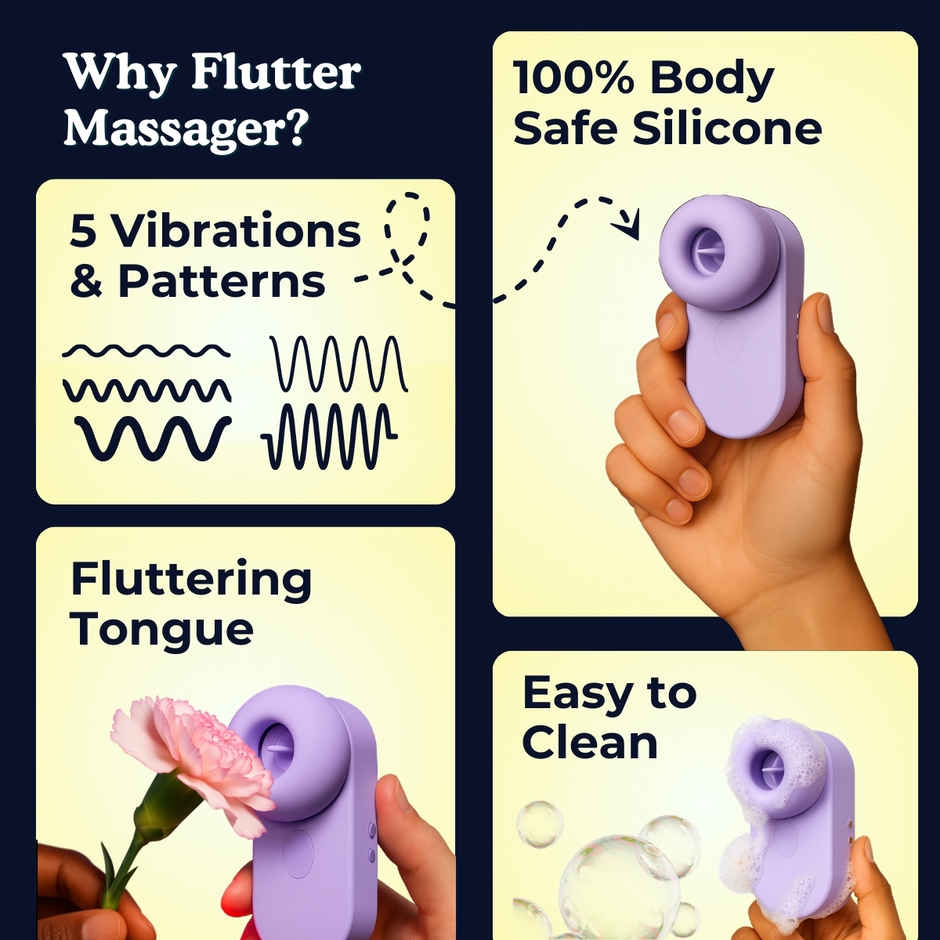 BoldEdge Flutter Tongue and Suction Massager