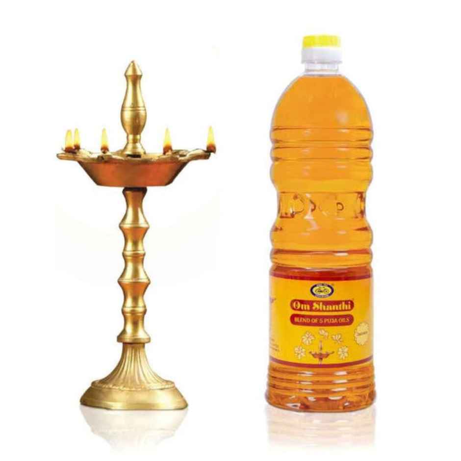 Om Shanthi Pure Jasmine Puja Oil | Cycle