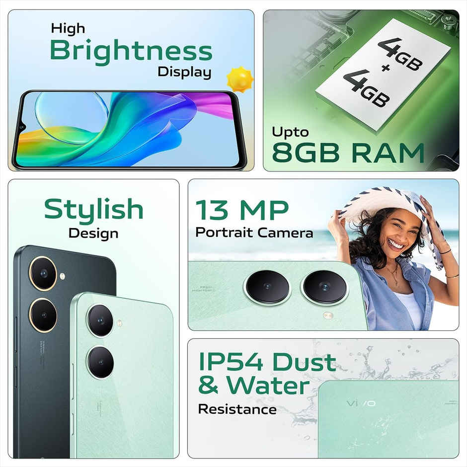 vivo Y18I | 4Gb Ram | 64 Gb | Space Black (Without Charger)