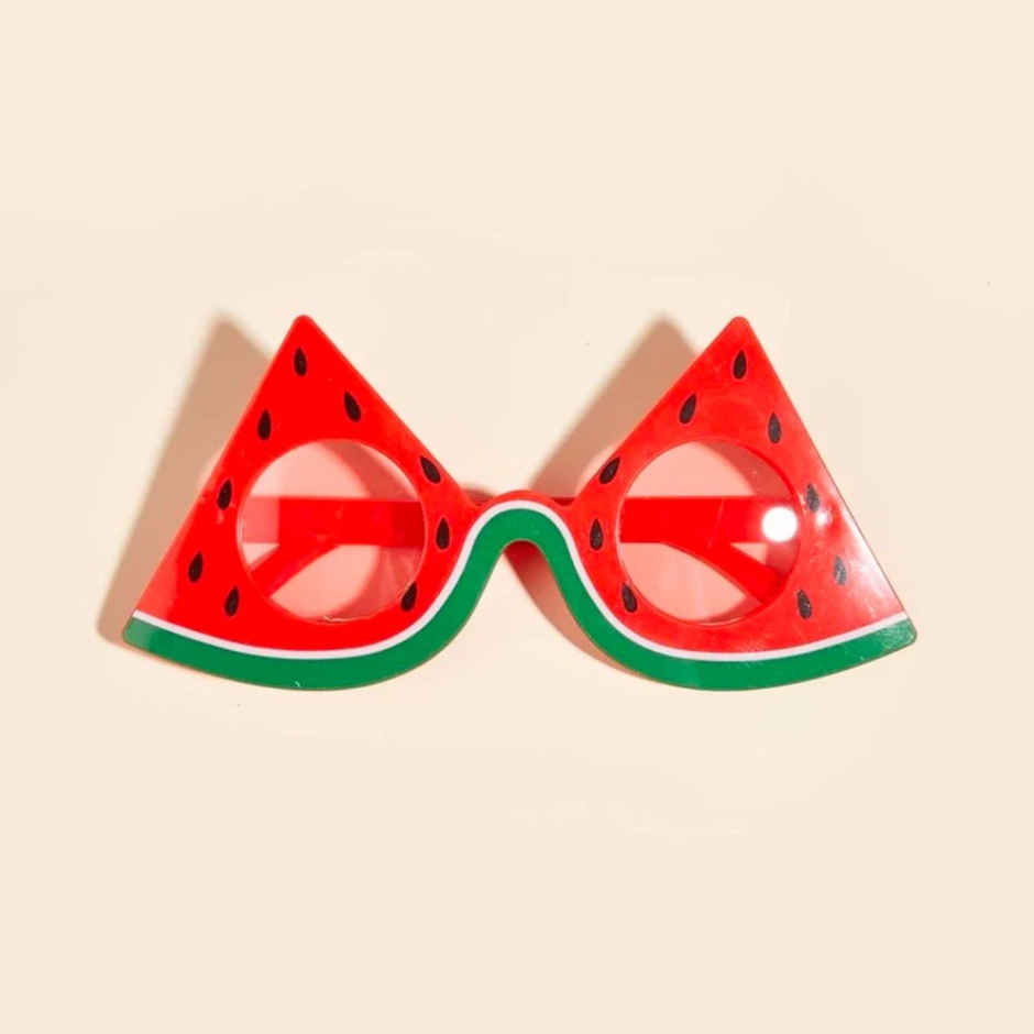 Chrome Watermelon Party Glasses - Assorted
