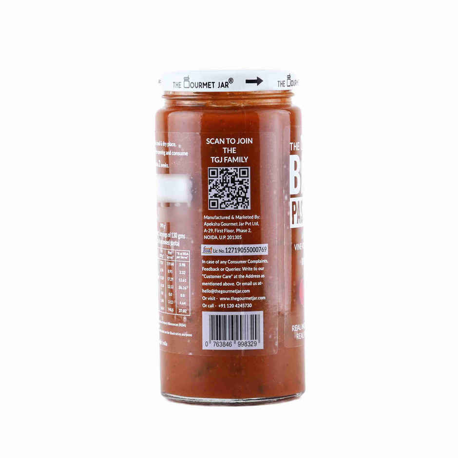 The Gourmet Jar Basil Pasta Sauce