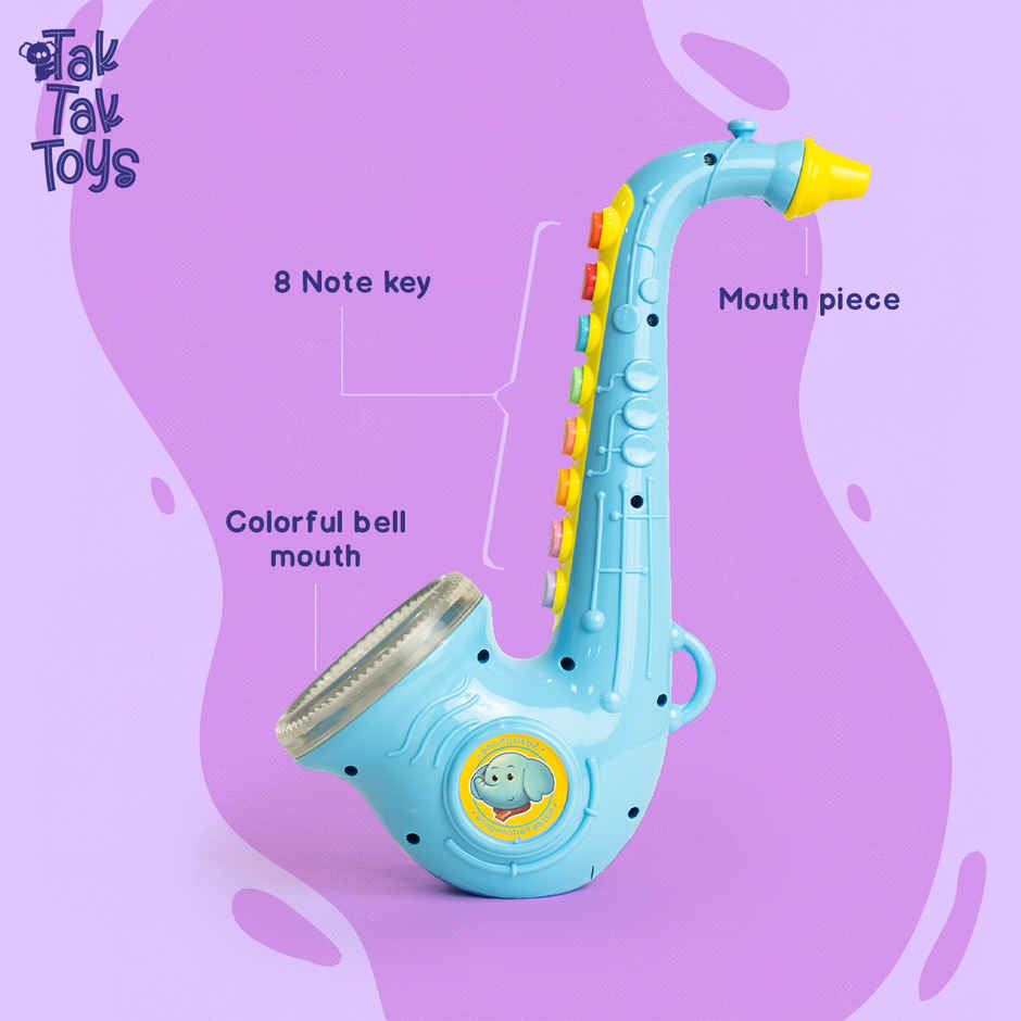 Tak Tak Toys Tiny Tunes Saxophone Toy Musical Instrument Toy for Kids|Creative Development toy