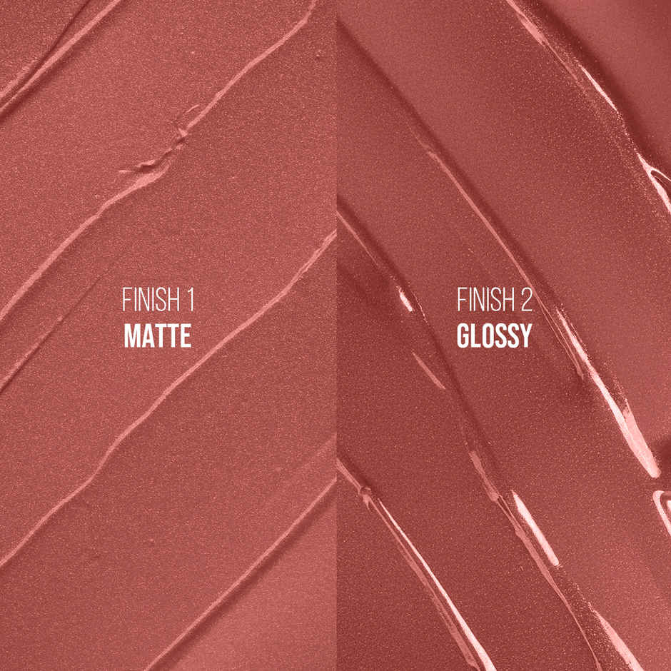 Staze Gloss Lock 2-in-1 Liquid Lipstick + Clear Gloss | Transferproof  | 02 Im Pretty | 7g