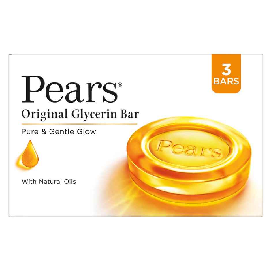 Pears Moisturising Bathing Bar Soap with Glycerine Pure & Gentle - For Golden Glow