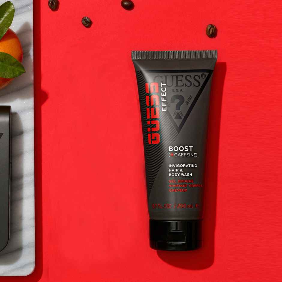 Guess Grooming Effect Boost + Caffeine Invigorating Hair & Body Wash