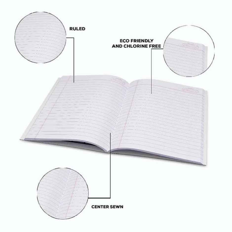 Classmate|Longbook|Soft Cover| | Single Line| A4| 297 x 210|172 pages