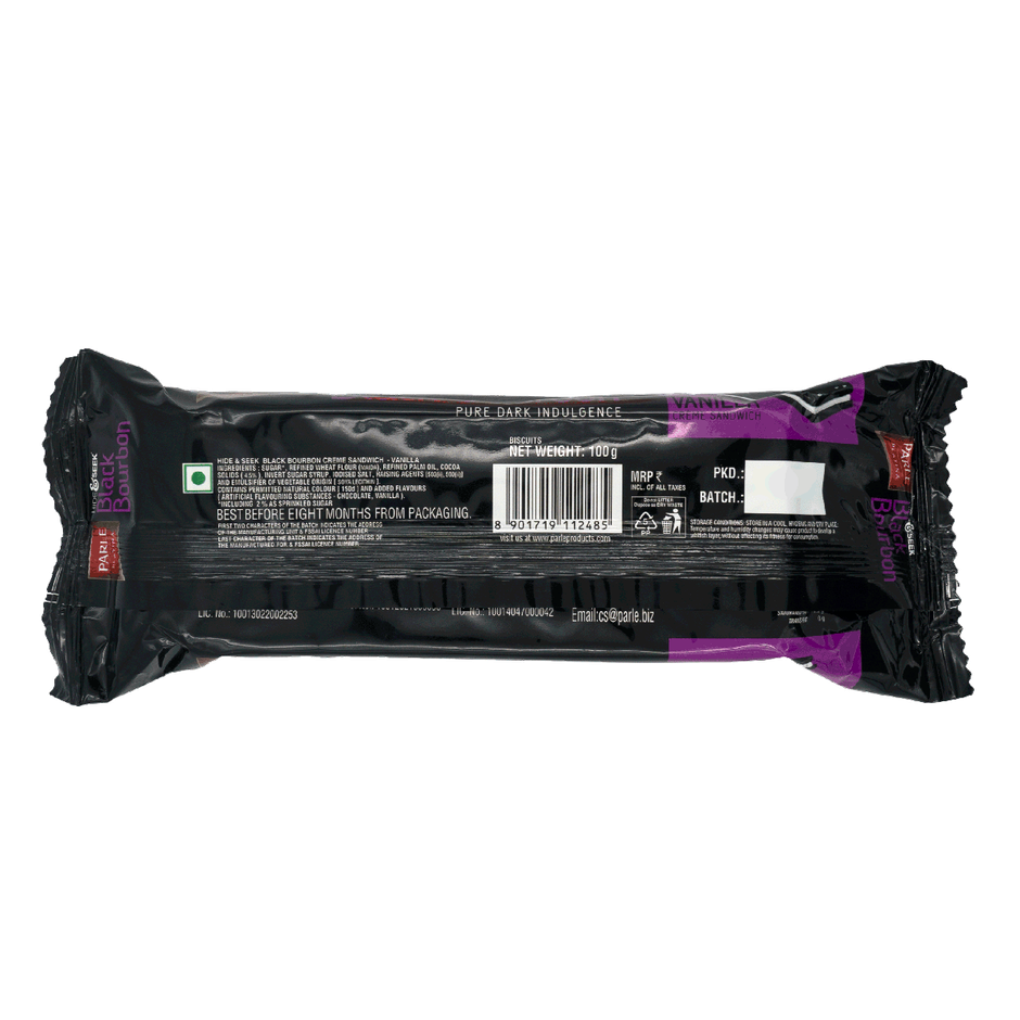 Parle Hide & Seek - Black Bourbon Vanilla Biscuits