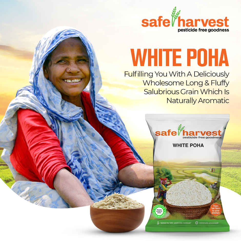 Safe Harvest Pesticide- Free White Poha