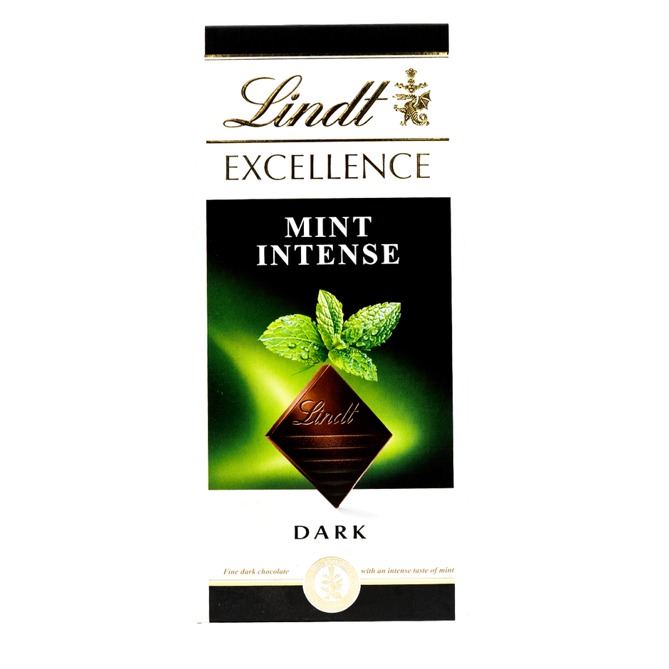 Lindt Excellence Mint Intense Dark Chocolate