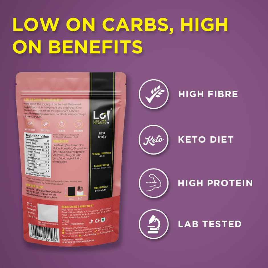 Lo! Foods Keto Bhujia