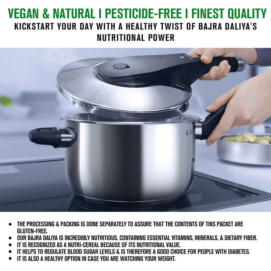 Safe Harvest Pesticide-Free Bajra Daliya | Gluten Free