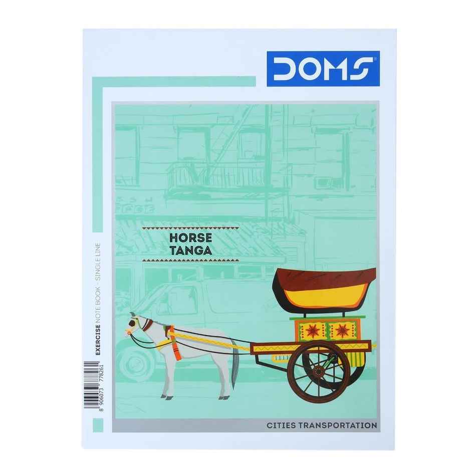 Doms Single Line (Cities Transportation Design) Note Book - (24 cm x 18 cm) Combo