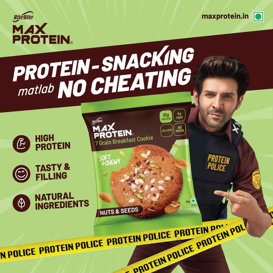 Ritebite Max Protein Cookie Nuts & Seeds, No Maida Multigrain Premium Biscuit Cookies Combo