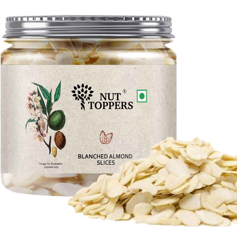Nut Toppers Blanched Almond Slices without Skin Sliced Almonds Flakes For Cake & baking
