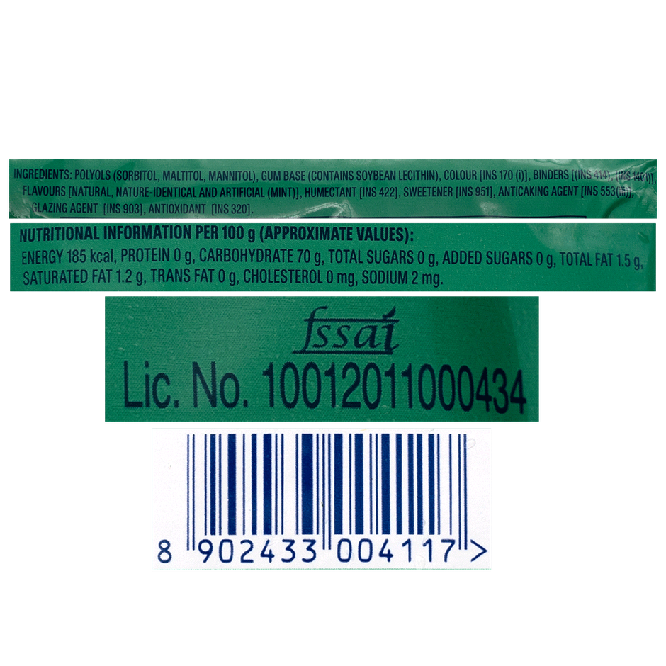 Wrigley's Orbit Spearmint Sugar Free Chewing Gum