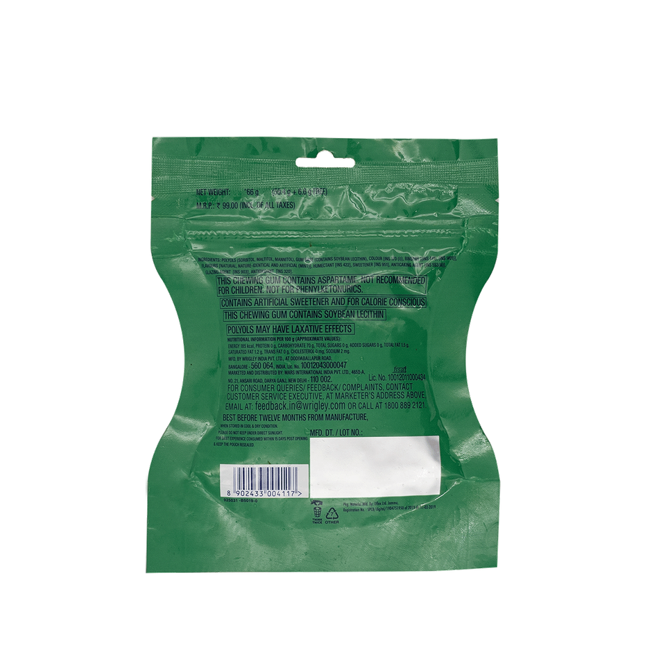 Wrigley's Orbit Spearmint Sugar Free Chewing Gum