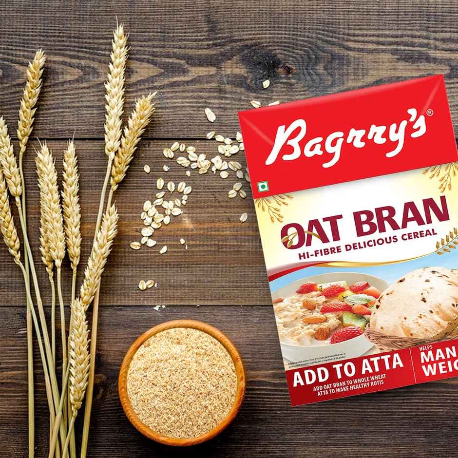 Bagrry's Oat Bran High Fibre and Protein Helps Manage Weight Good Digestive Health