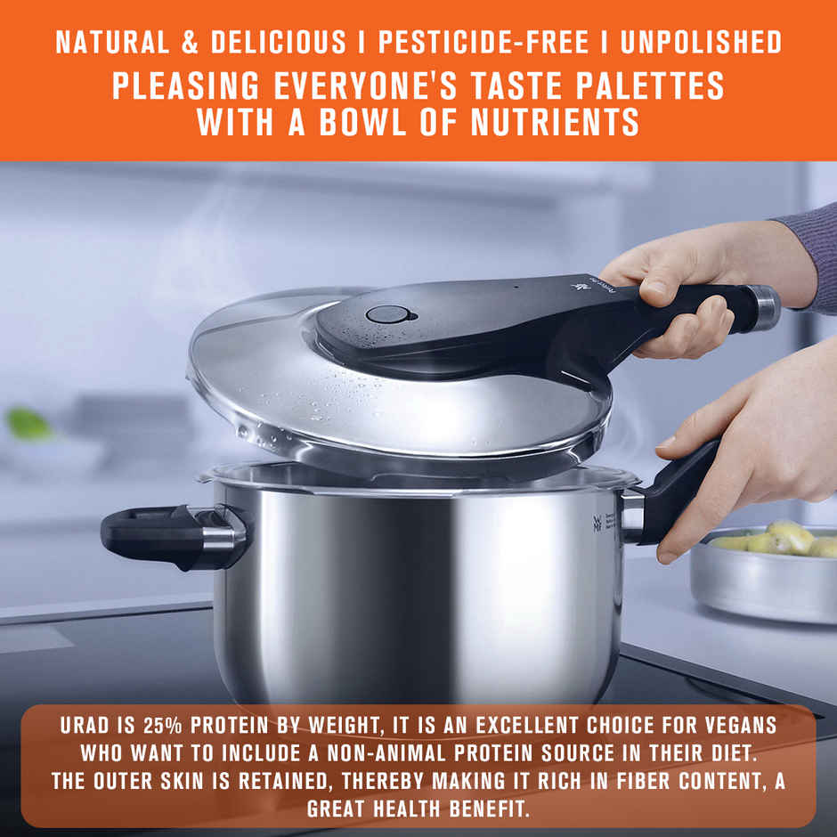 Safe Harvest Pesticide-Free Urad Black Whole | Natural and Delicious