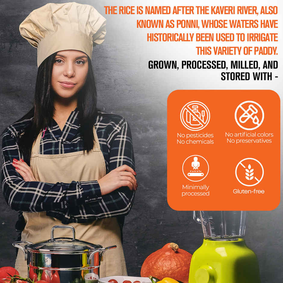 Safe Harvest Pesticide-Free Ponni Boiled Rice