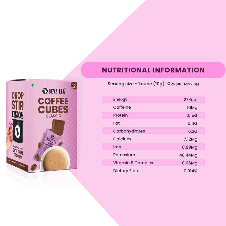 Bevzilla 10 Classic Instant Coffee Cubes